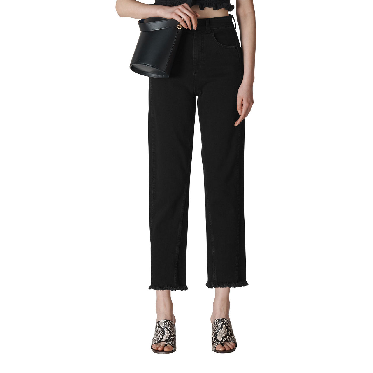 High Waist Barrel Leg Jeans High Waist Barrel Leg Jeans