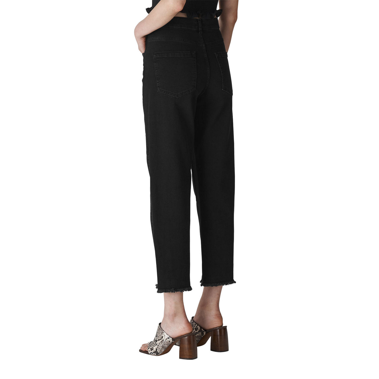 High Waist Barrel Leg Jeans High Waist Barrel Leg Jeans