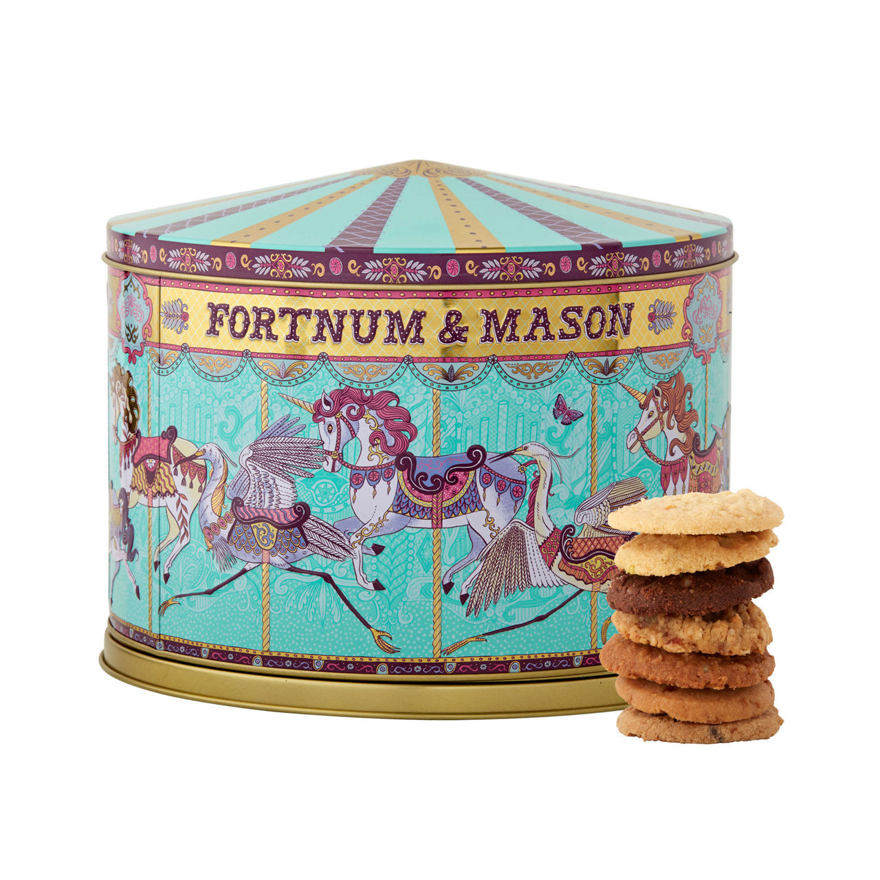 Merry Go Round Musical Biscuit Tin Merry Go Round Musical Biscuit Tin