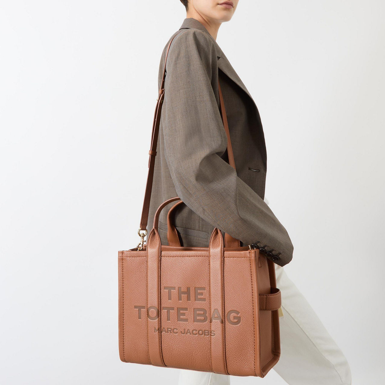 The Leather Medium Tote Bag The Leather Medium Tote Bag