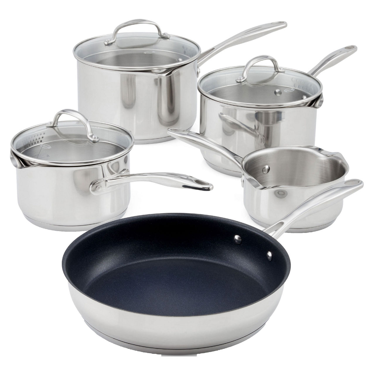 7000 Five-Piece Saucepan Set 7000 Five-Piece Saucepan Set