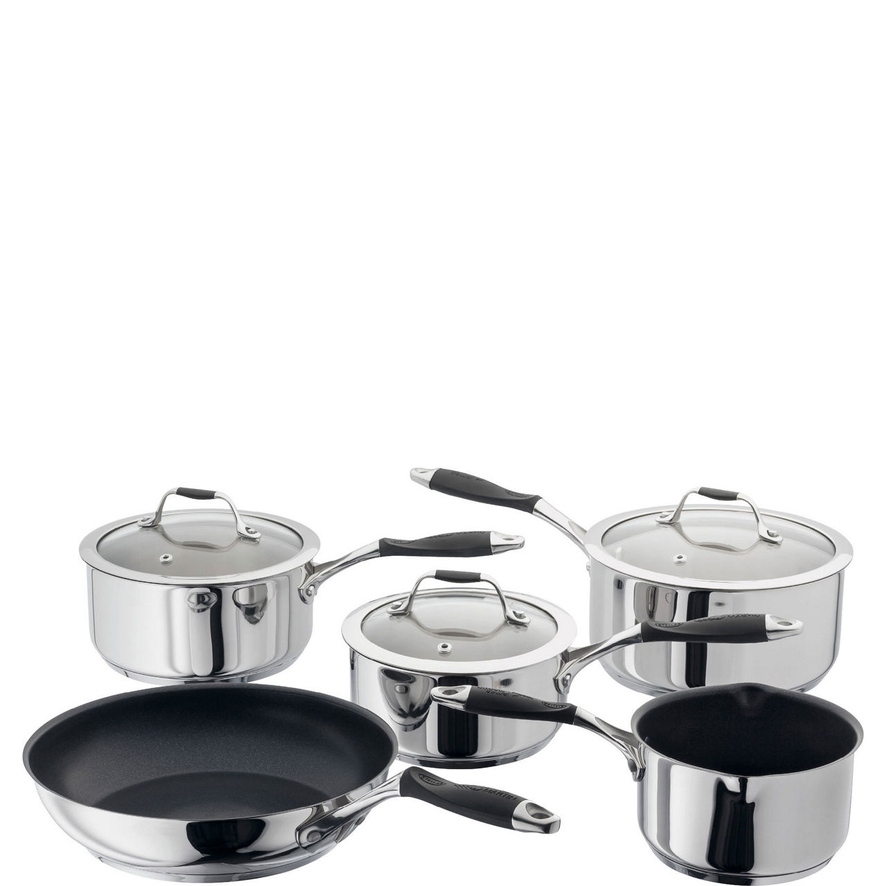James Martin JM Five-Piece Saucepan Set
