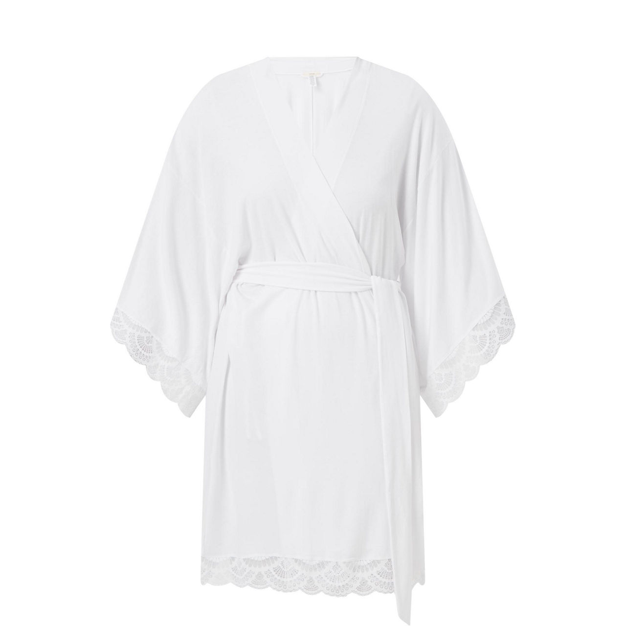 Mariana Lace-Trimmed Robe