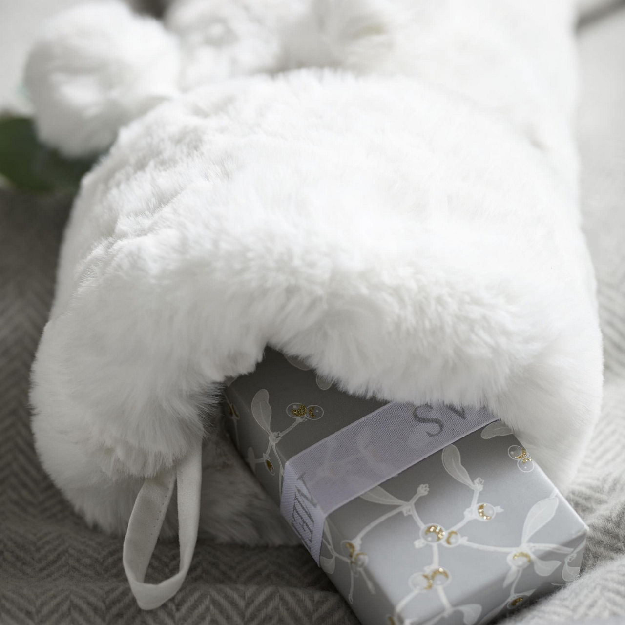 Faux Fur Christmas Stocking Faux Fur Christmas Stocking