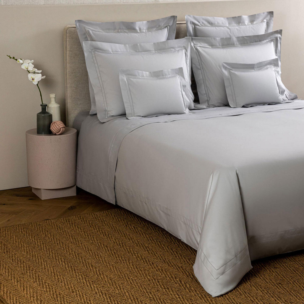 Doppio Ajour Duvet Cover Grey Doppio Ajour Duvet Cover Grey