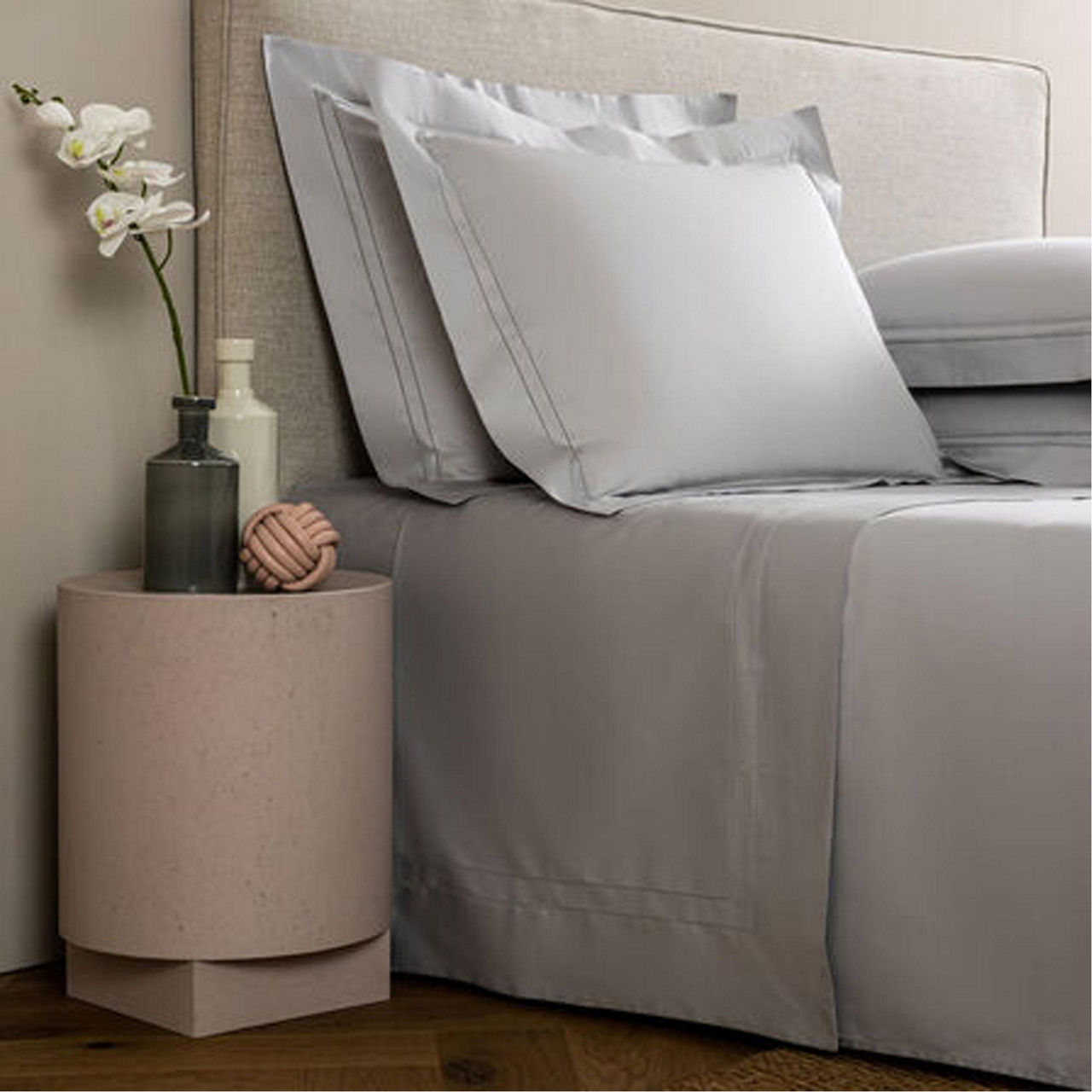 Doppio Ajour Duvet Cover Grey Doppio Ajour Duvet Cover Grey