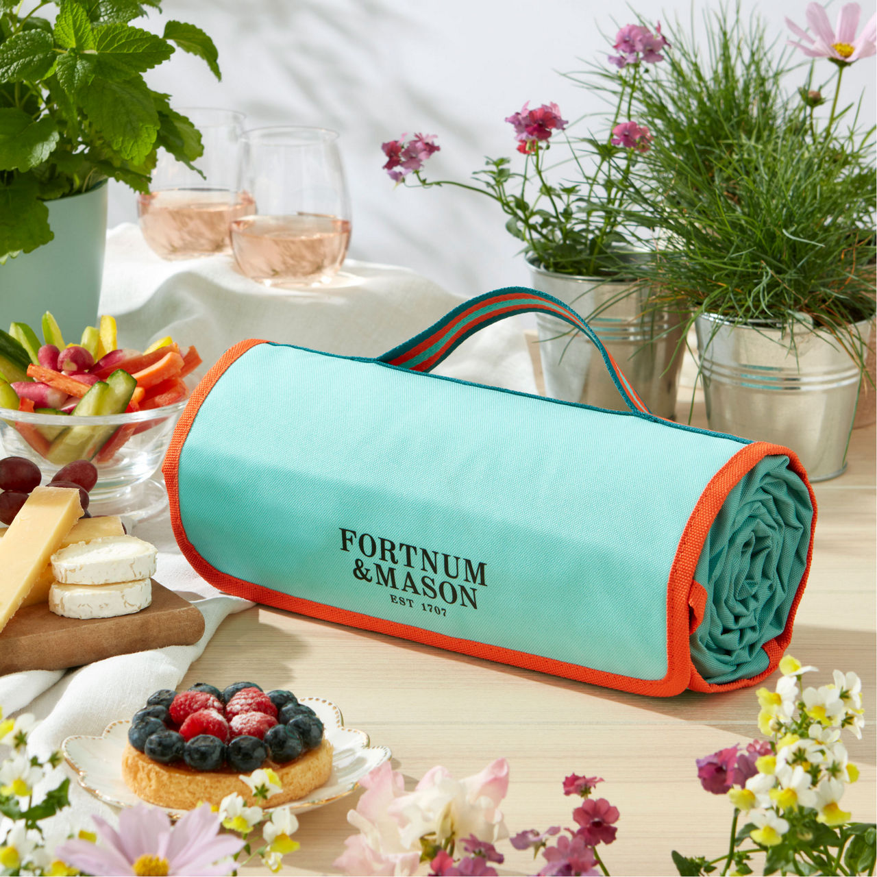Fortnum's Picnic Mat, Eau de Nil Fortnum's Picnic Mat, Eau de Nil
