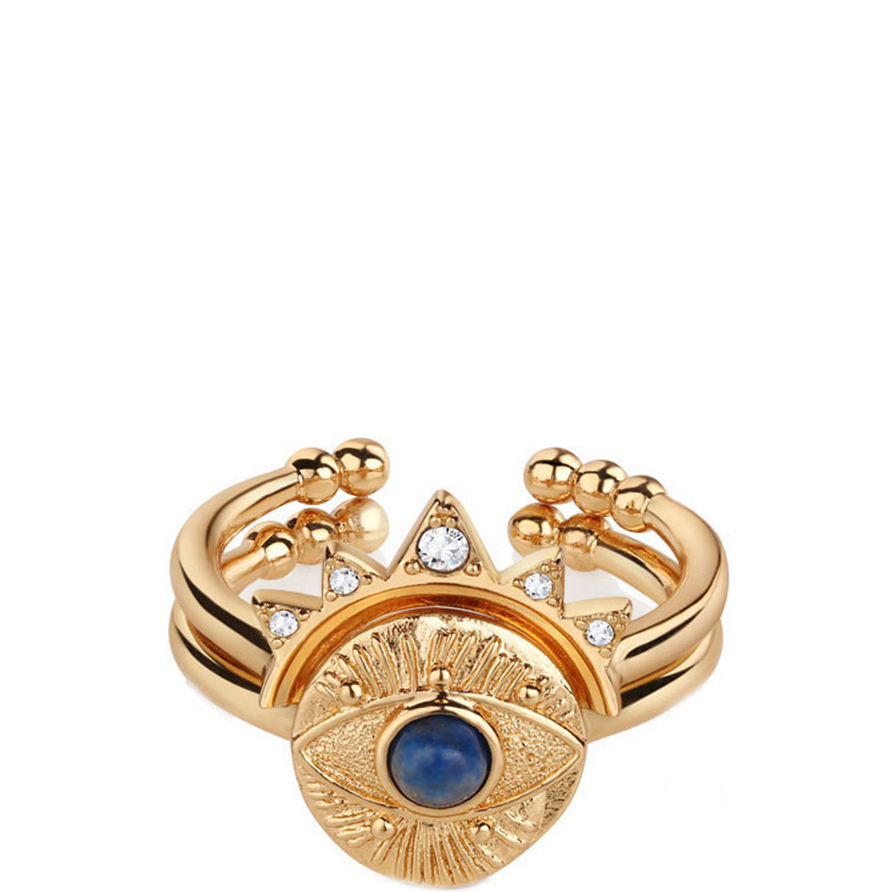 All Seeing Evil Eye Stacking Rings