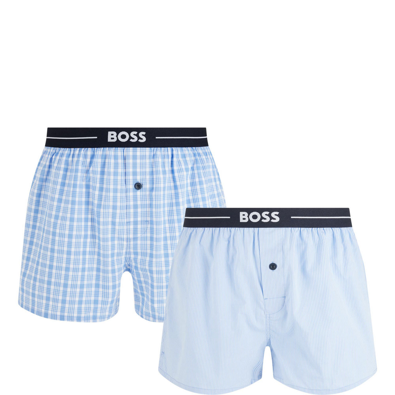 Two-Pack Woven Mixed Boxer Shorts