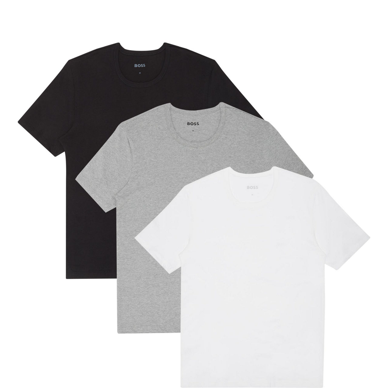 Three-Pack Mixed Colour Logo T-Shirts