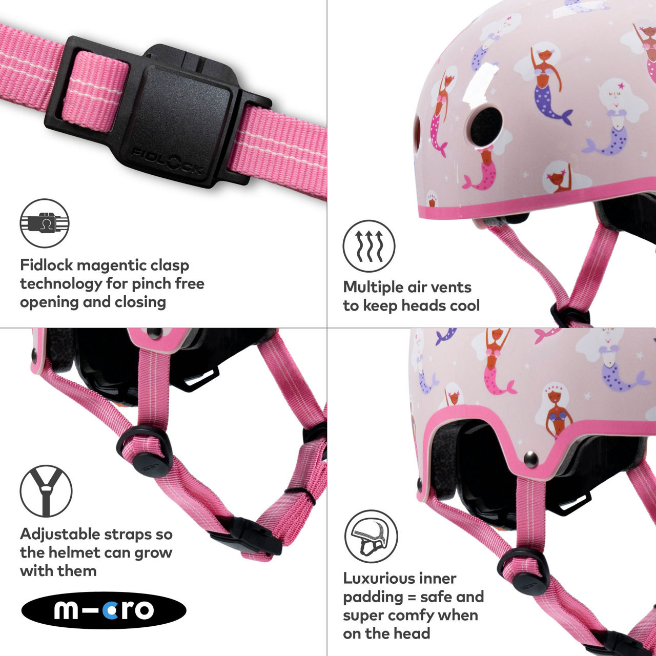 Deluxe Premium Mermaid Helmet Small Deluxe Premium Mermaid Helmet Small