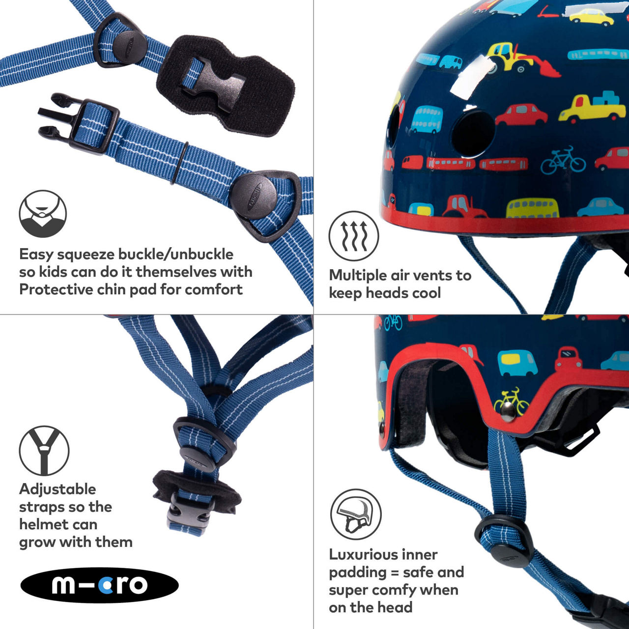 Deluxe Premium Vehicle Print Helmet Medium Deluxe Premium Vehicle Print Helmet Medium