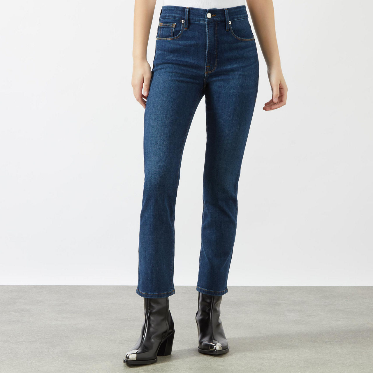 Good Legs High-Rise Cropped Straight Leg Jeans Good Legs High-Rise Cropped Straight Leg Jeans