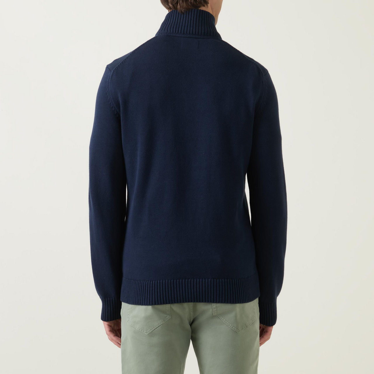 Cotton Casual Half-Zip Sweater Cotton Casual Half-Zip Sweater