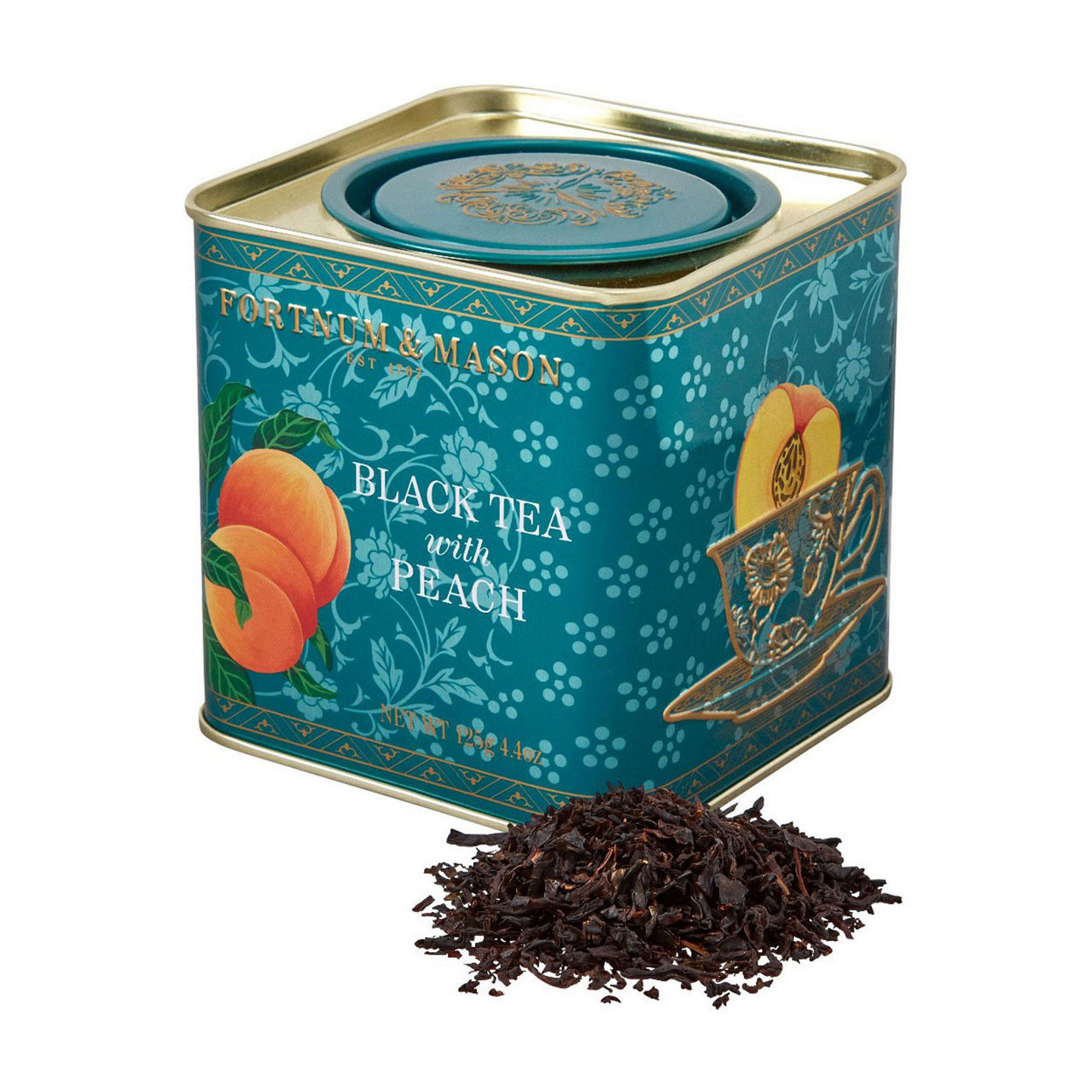 Black Tea With Peach Loose Leaf Tin 125g Black Tea With Peach Loose Leaf Tin 125g