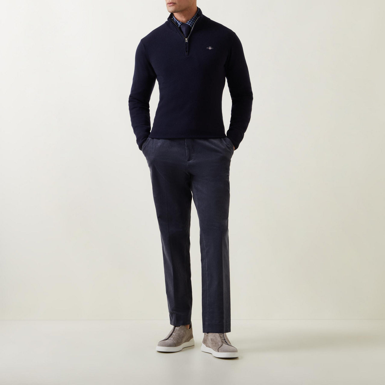 Half-Zip Logo Sweater Half-Zip Logo Sweater