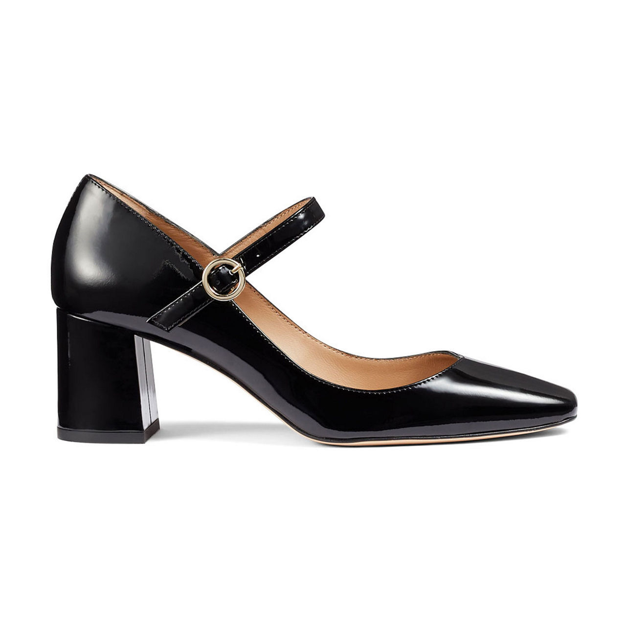 Winter Patent Leather Mary Jane Block Heels Winter Patent Leather Mary Jane Block Heels