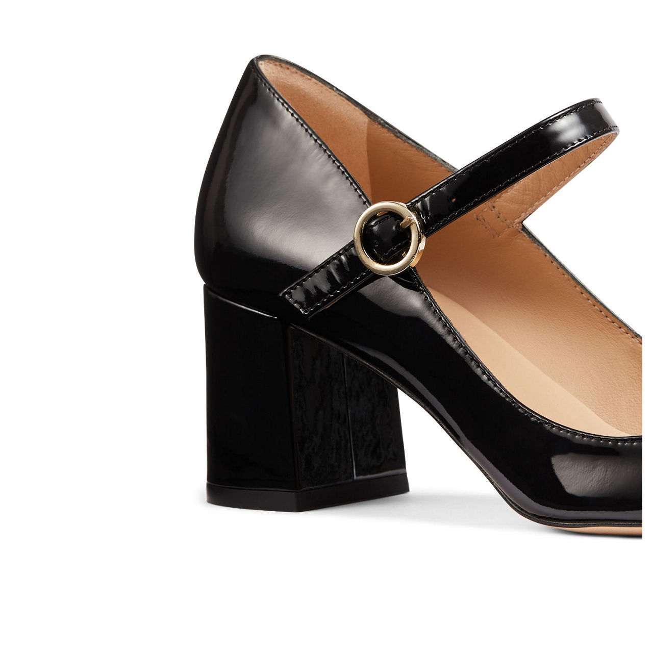 Winter Patent Leather Mary Jane Block Heels Winter Patent Leather Mary Jane Block Heels