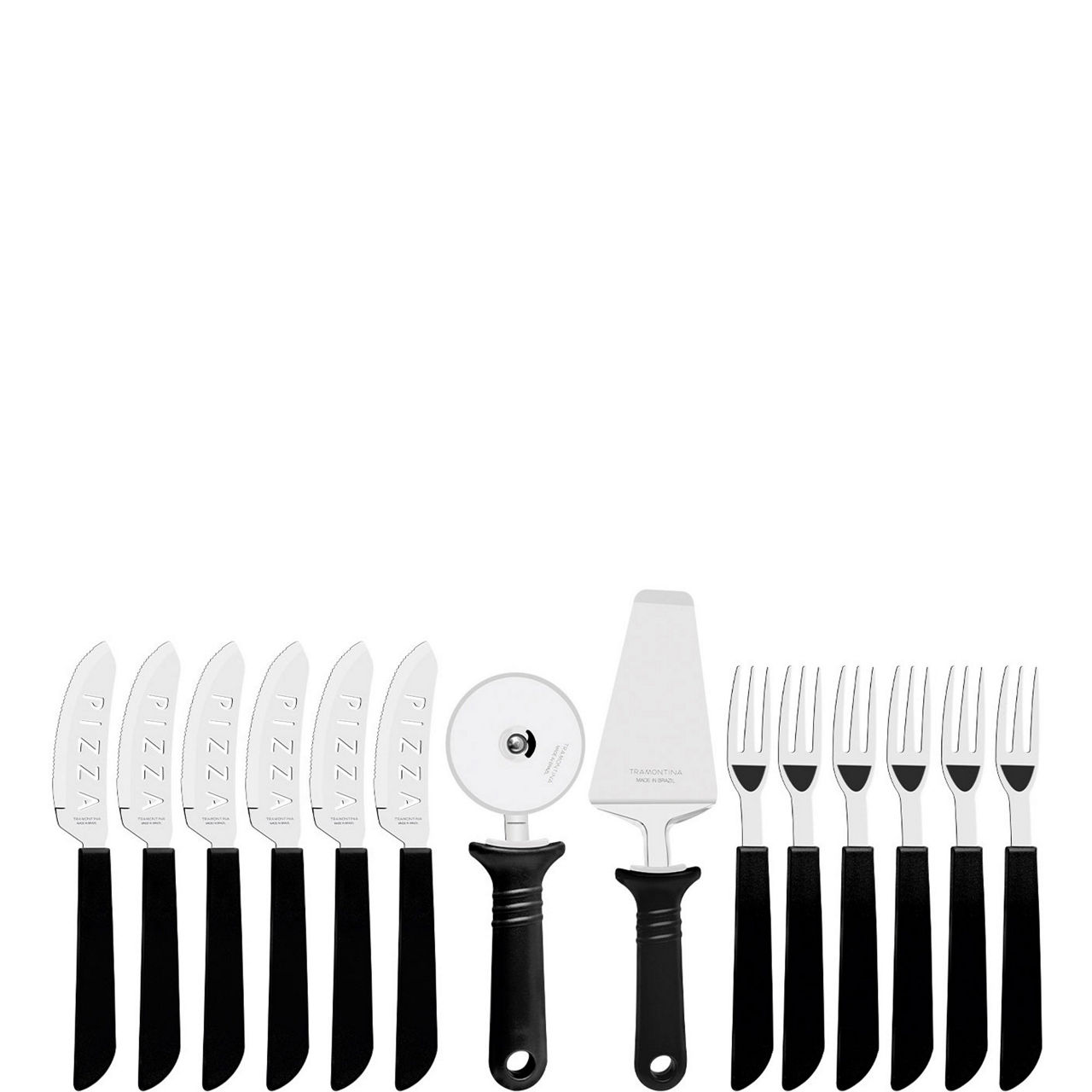 Pizza Cutlery 14-Piece Set