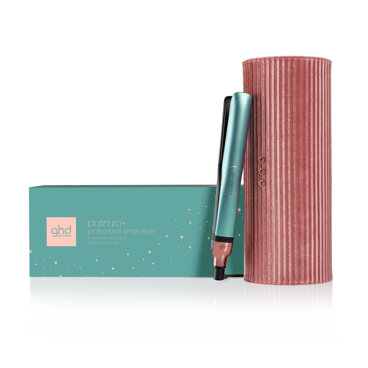 Platinum+ Limited Edition Gift Set - Hair Straightener In Alluring Jade Platinum+ Limited Edition Gift Set - Hair Straightener In Alluring Jade