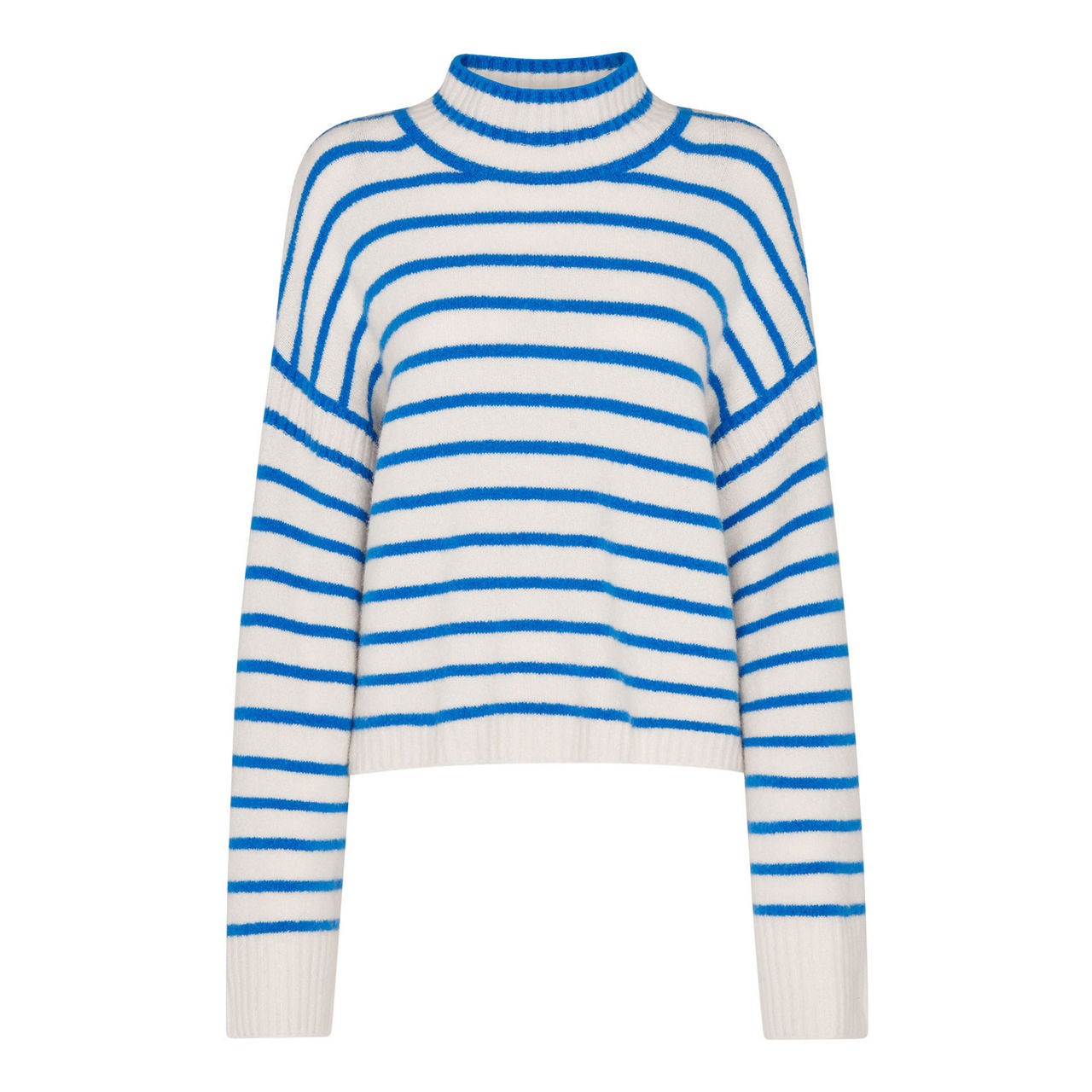 Striped Rib-Knit Sweater Striped Rib-Knit Sweater