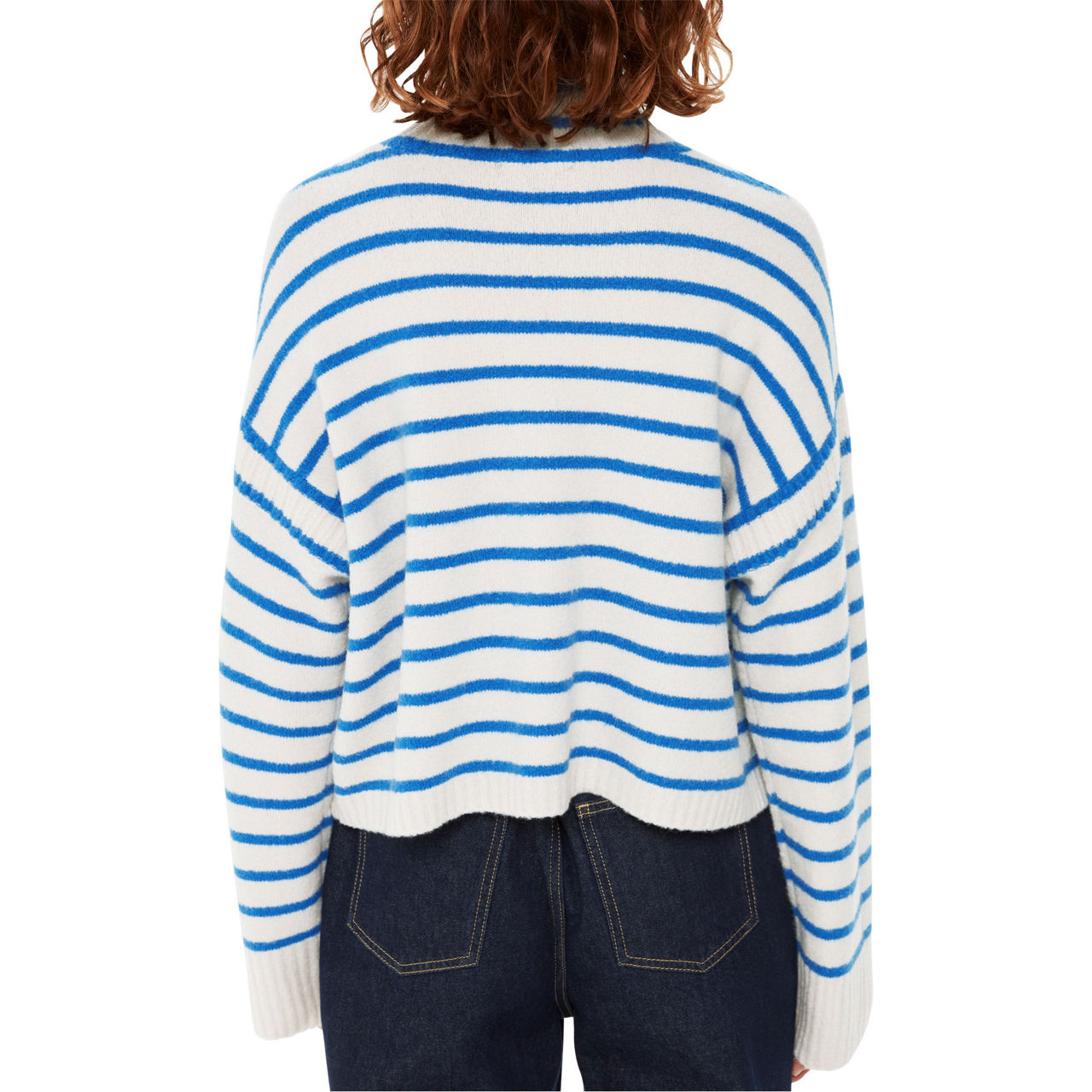 Striped Rib-Knit Sweater Striped Rib-Knit Sweater
