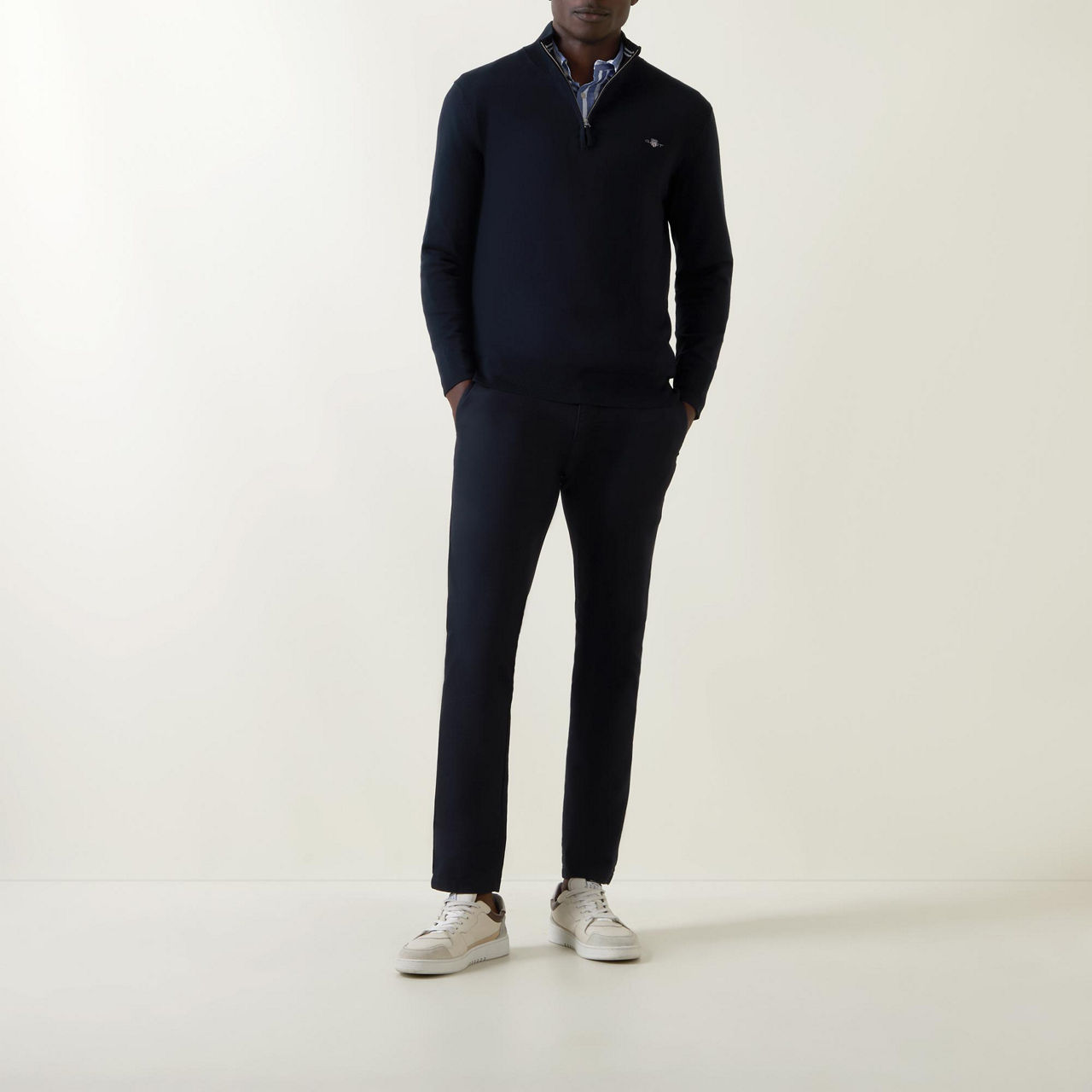 Shield Logo Half-Zip Sweater Shield Logo Half-Zip Sweater