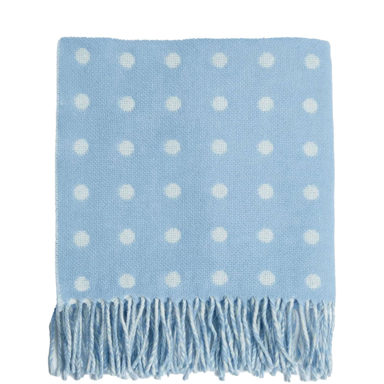 Spotted Baby Blanket Blue