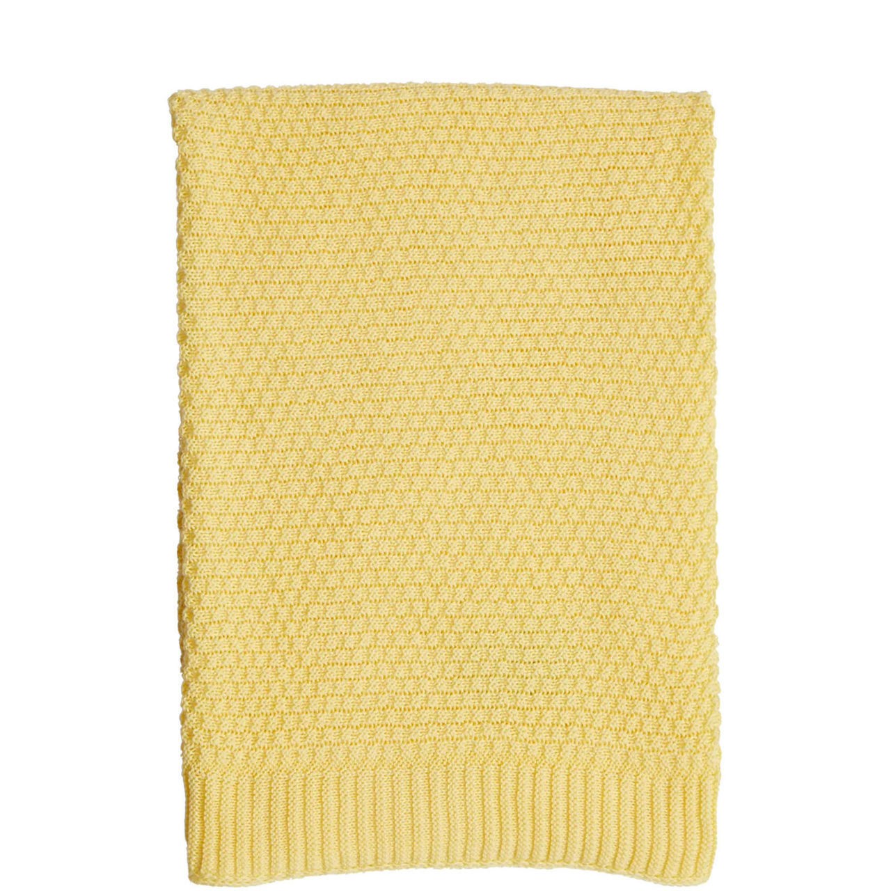 Cellular Cotton Baby Blanket Yellow