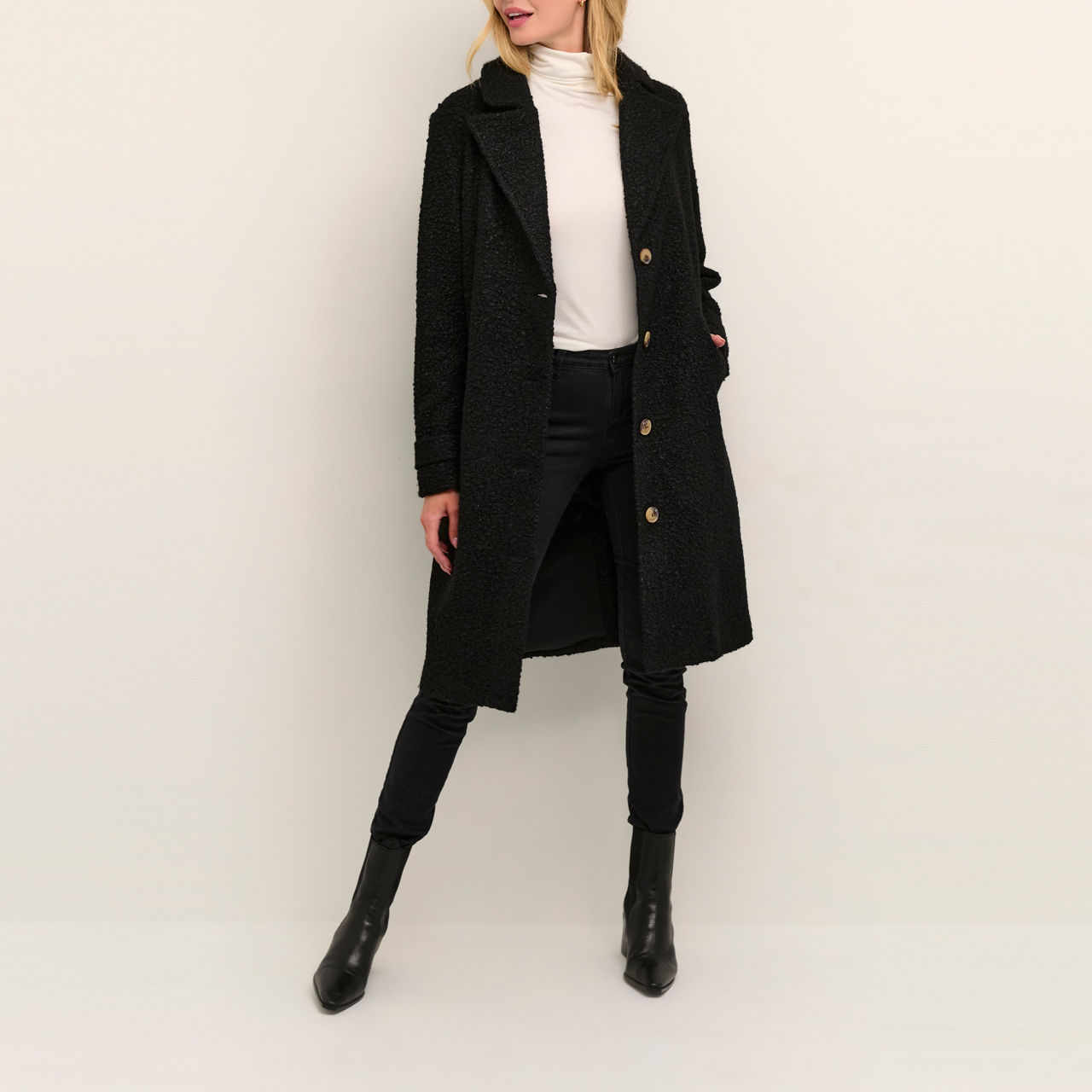 Anne Single-Breasted Teddy Coat Anne Single-Breasted Teddy Coat