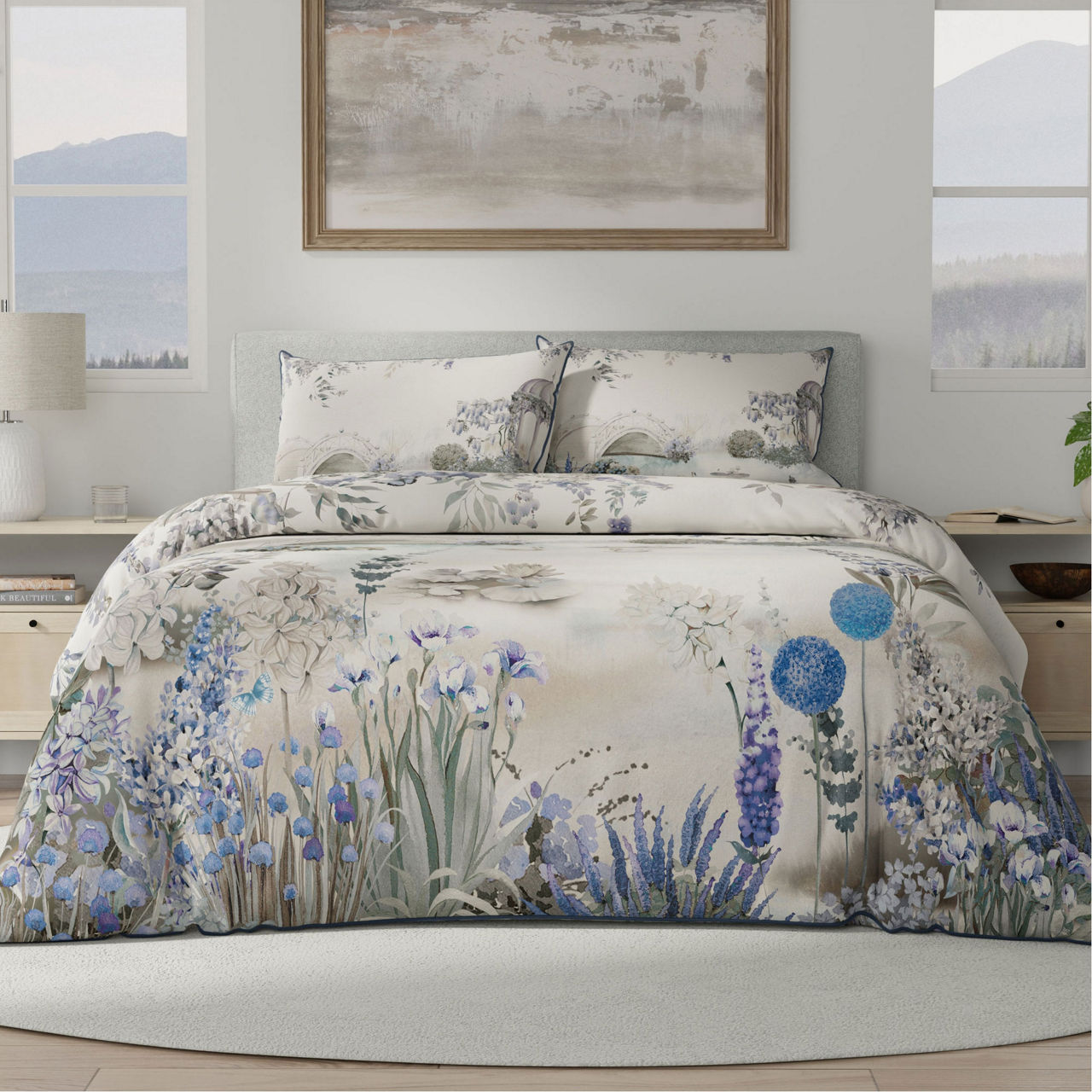 Willow and Blossom Duvet Set Blue Willow and Blossom Duvet Set Blue