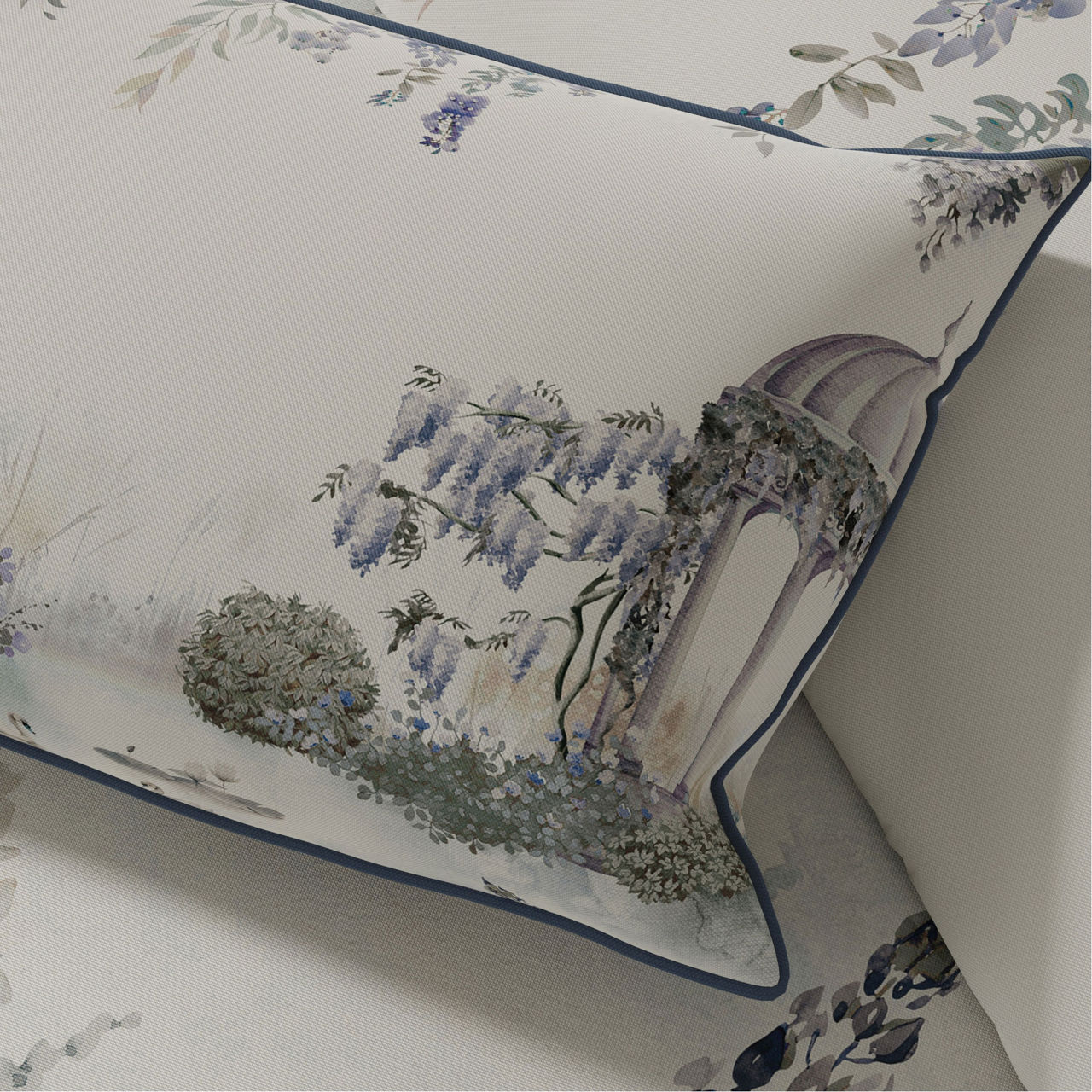 Willow and Blossom Duvet Set Blue Willow and Blossom Duvet Set Blue