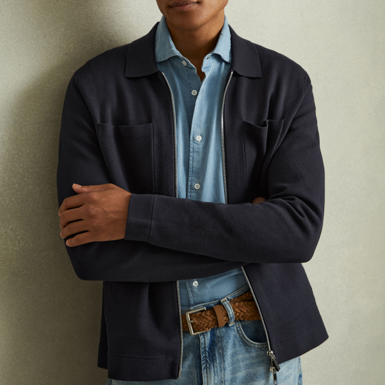 Rivers Knit Zip-Through Sweater Rivers Knit Zip-Through Sweater