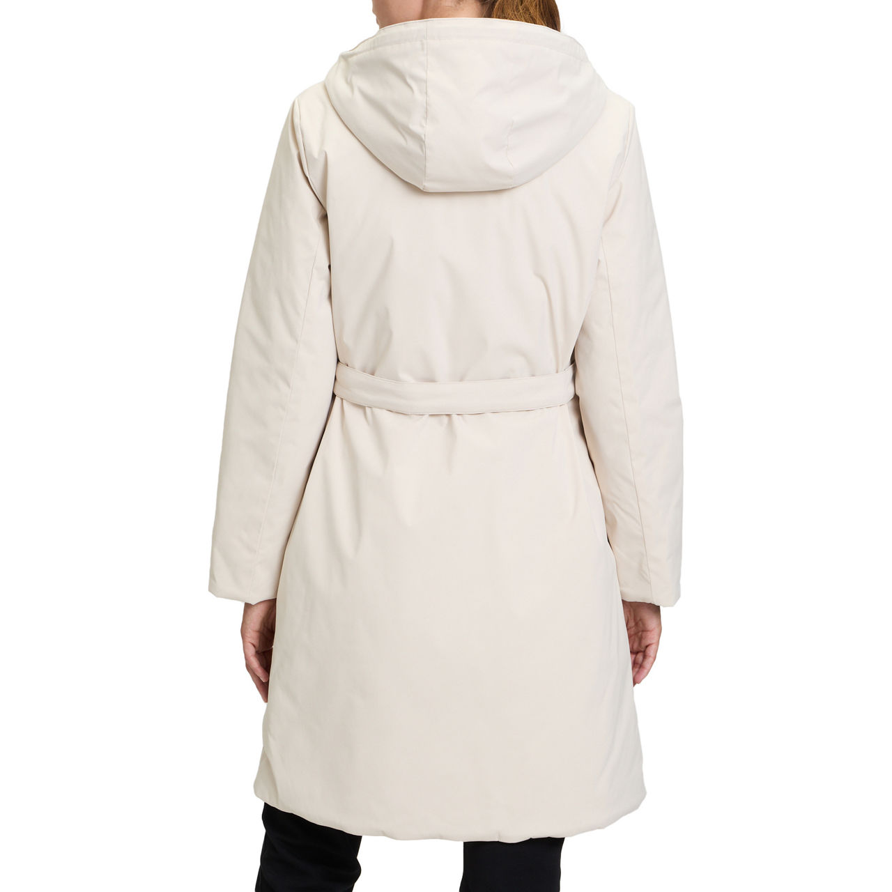 Quilt-Lined Belted Jacket Quilt-Lined Belted Jacket