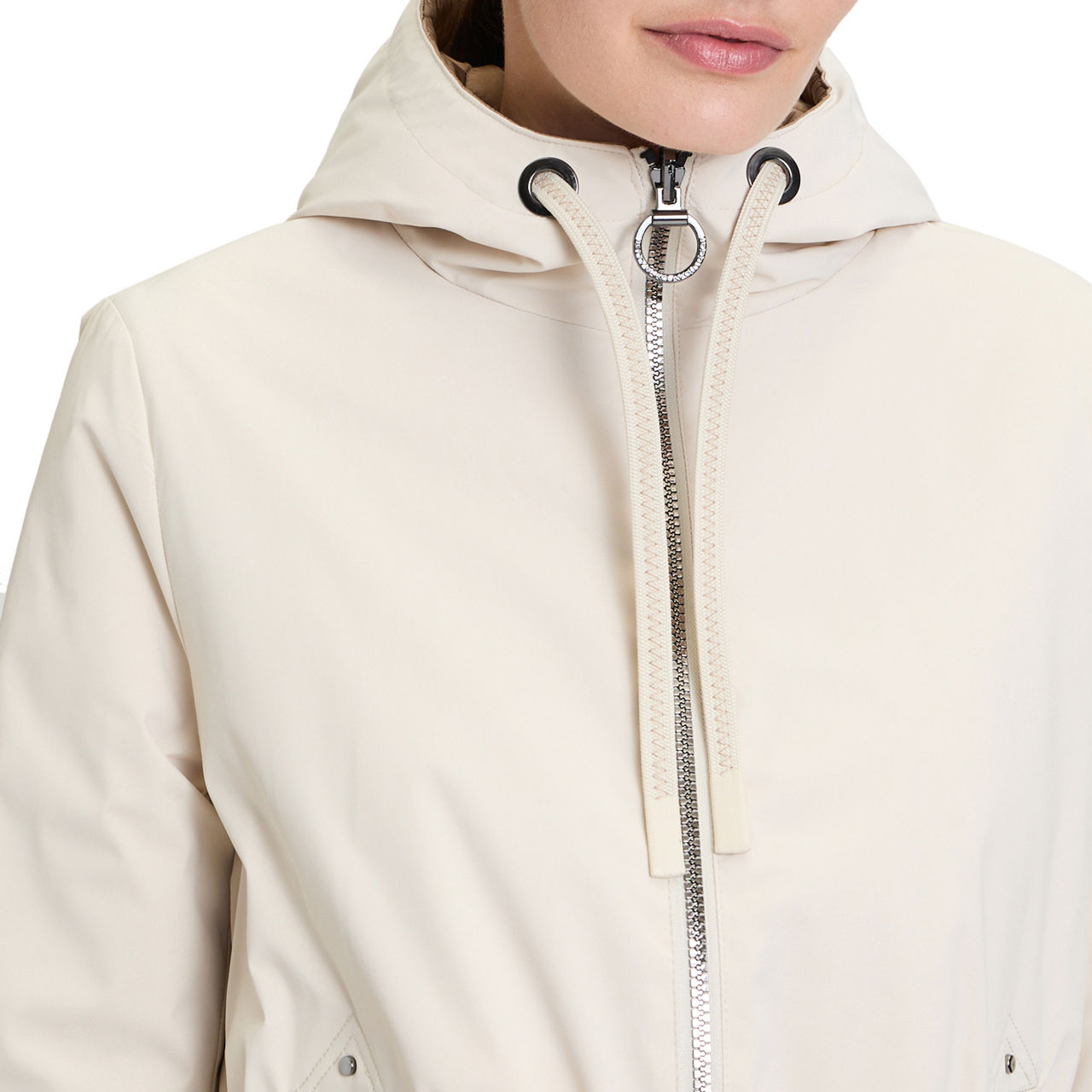 Quilt-Lined Belted Jacket Quilt-Lined Belted Jacket