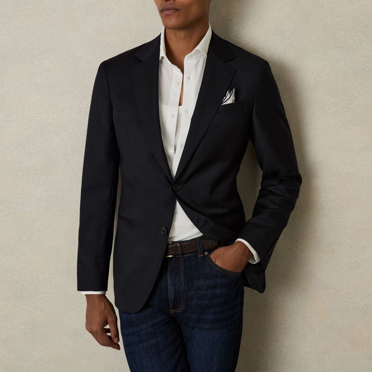 Aspire Single-Breasted Suit Jacket Aspire Single-Breasted Suit Jacket