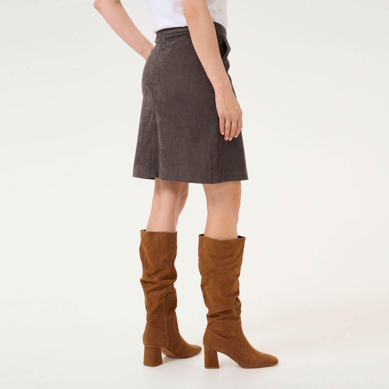 Vera Corduroy Mid-Rise Skirt Vera Corduroy Mid-Rise Skirt