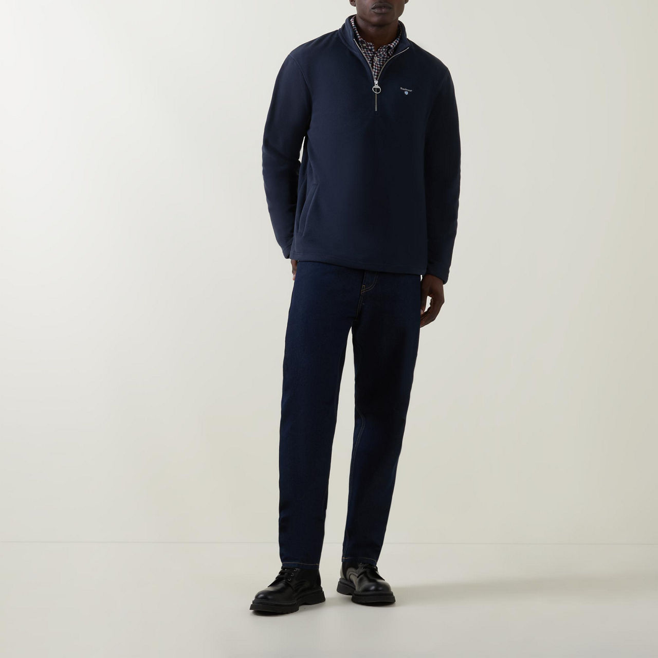 Essential Logo Quarter-Zip Fleece Sweatshirt Essential Logo Quarter-Zip Fleece Sweatshirt