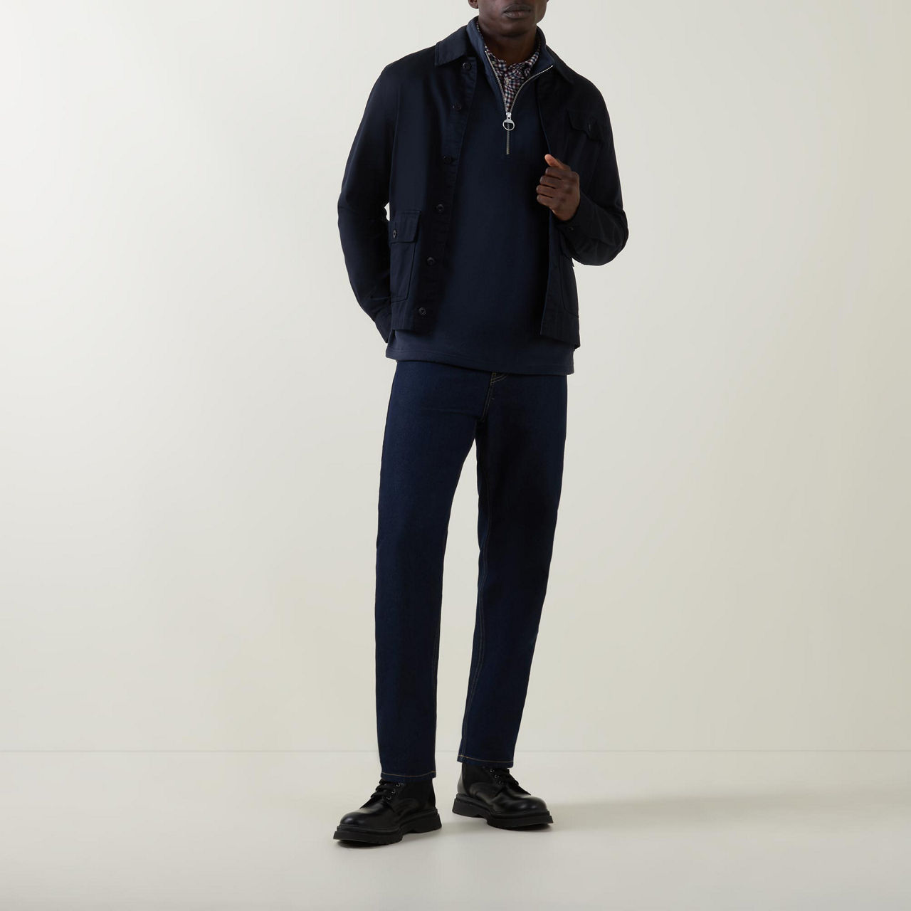 Essential Logo Quarter-Zip Fleece Sweatshirt Essential Logo Quarter-Zip Fleece Sweatshirt