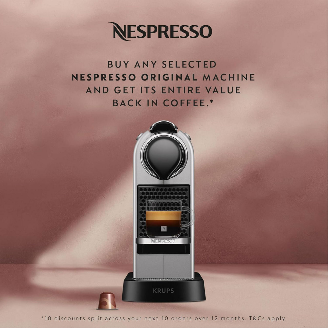 Nespresso Citiz Machine Silver Nespresso Citiz Machine Silver