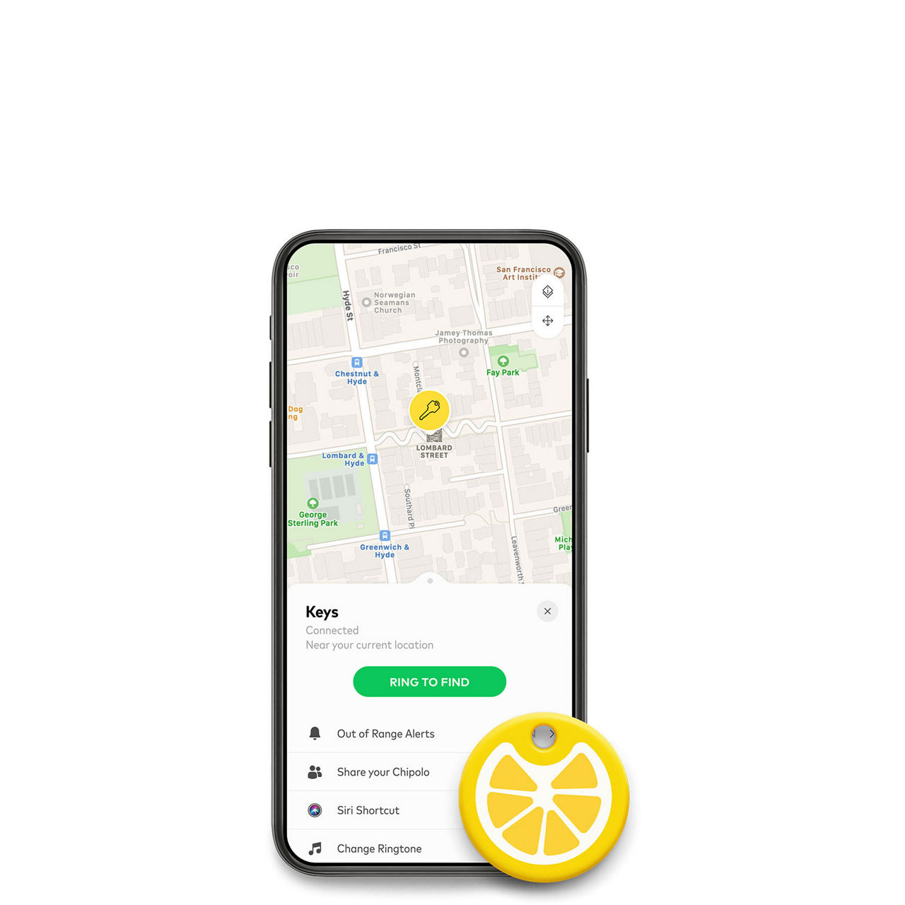 ONE Lemon Bluetooth Item Finder