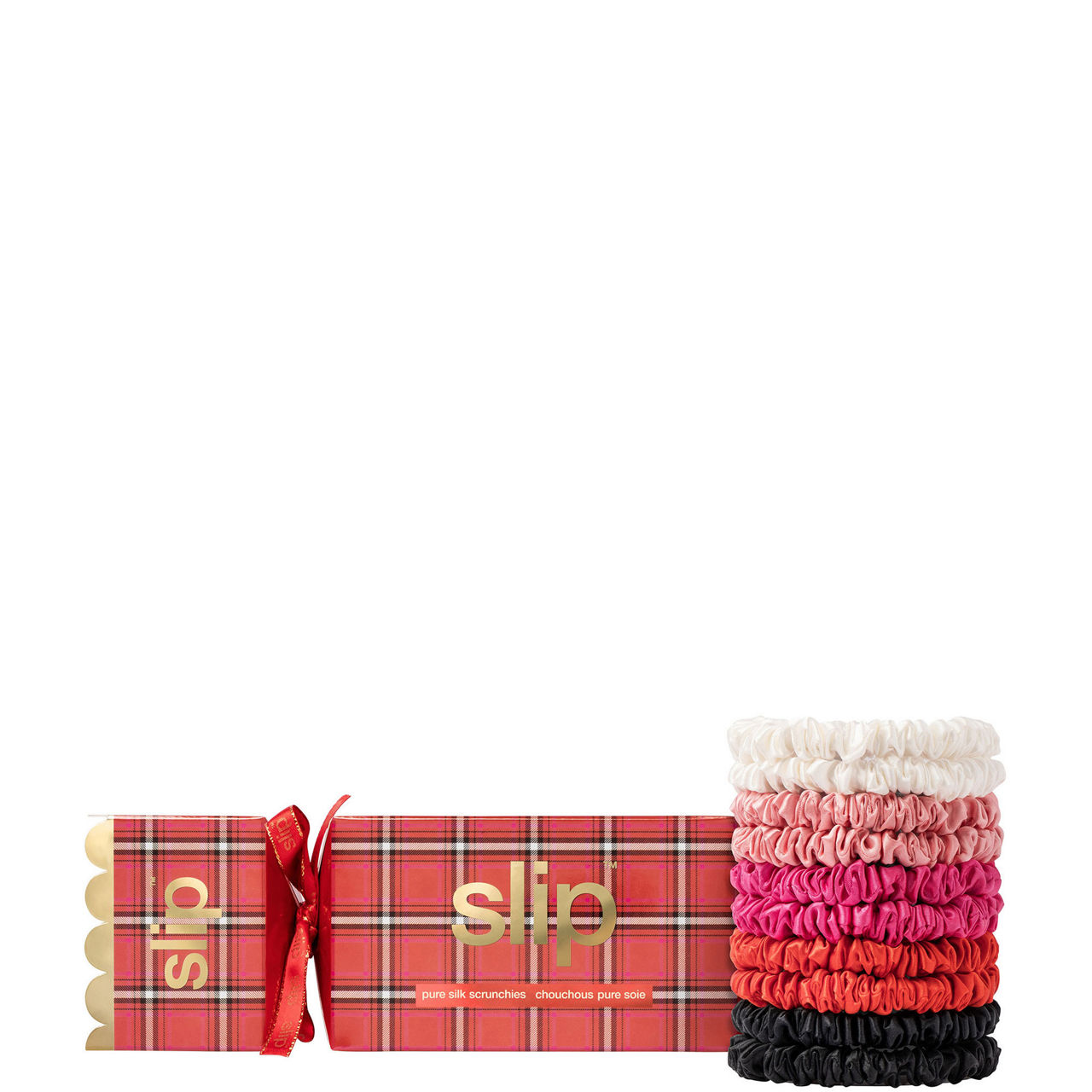 Pure Silk Skinny Scrunchie Cracker - Jean