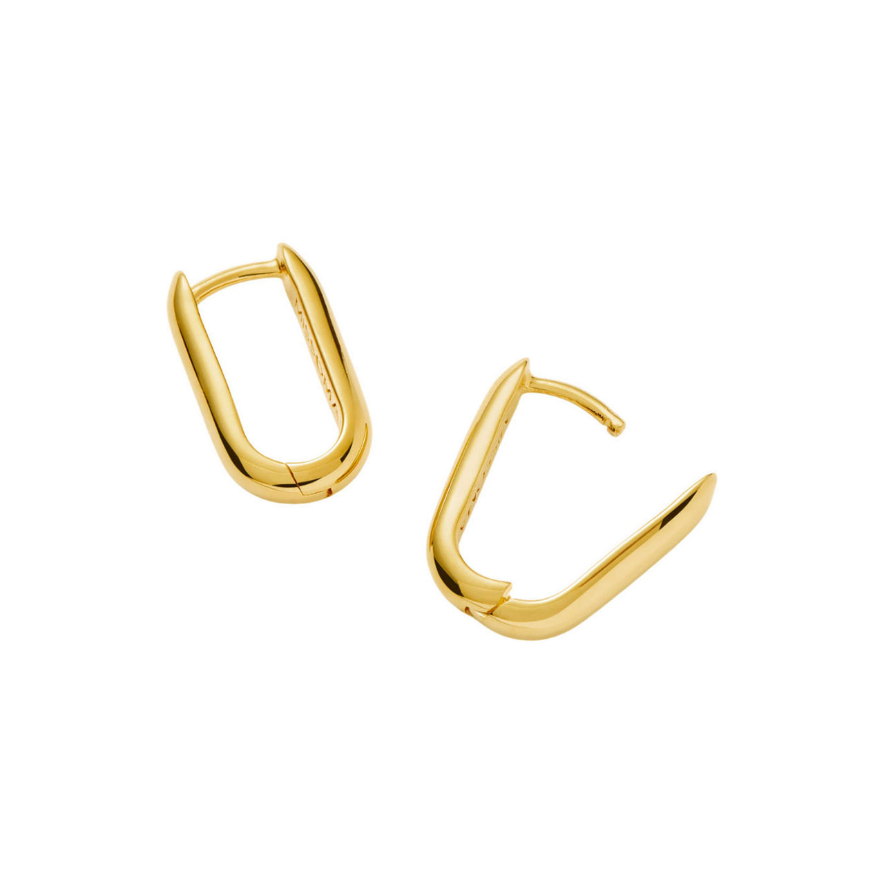 Classic Ovate Hoop Earrings Classic Ovate Hoop Earrings