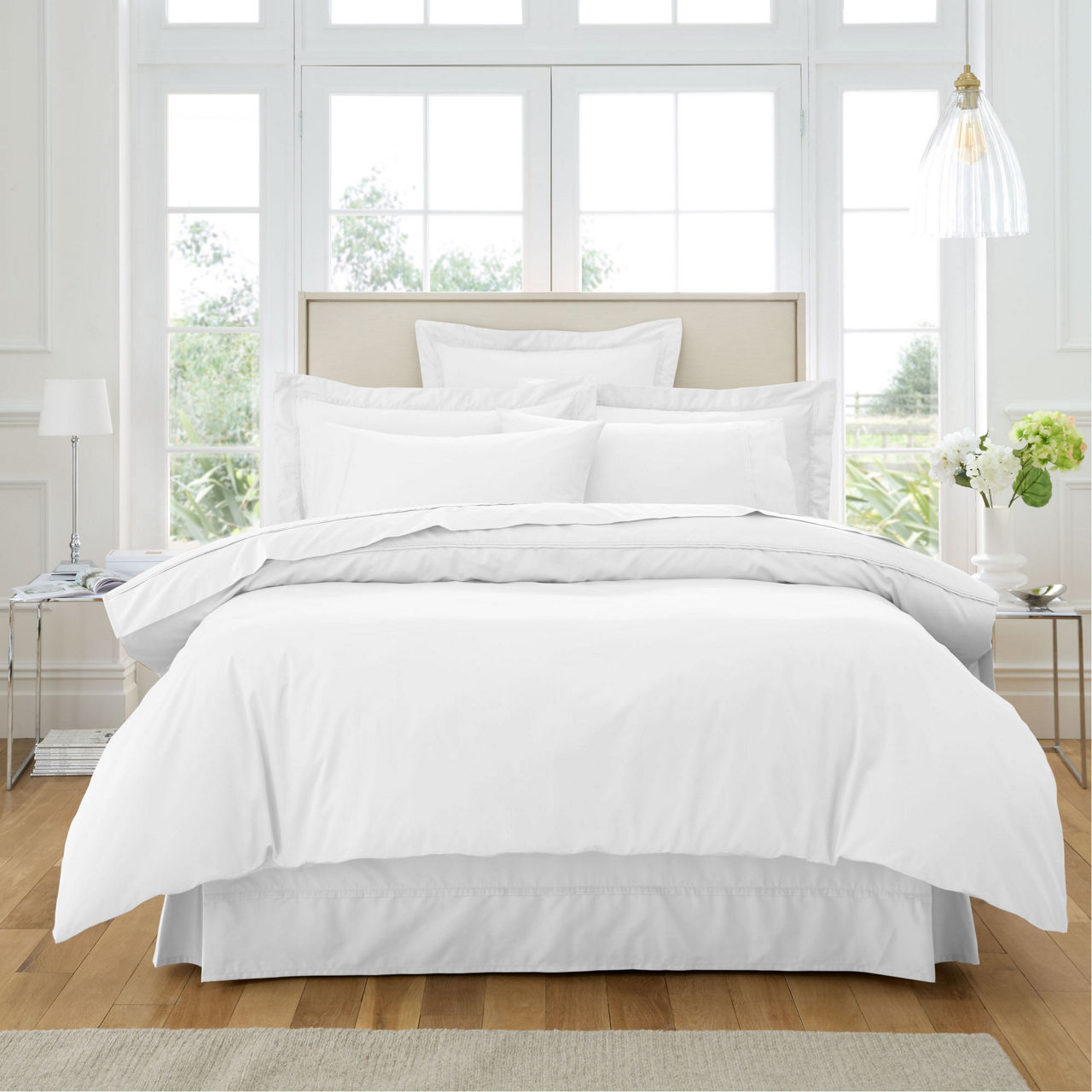 500 TC Coordinated Bedding White
