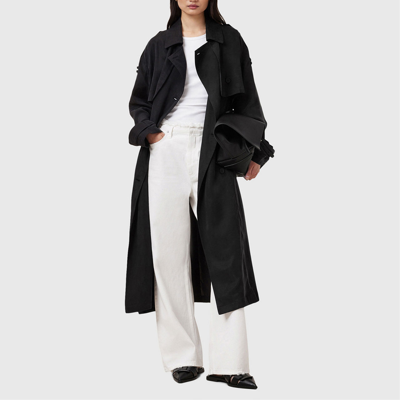 Linnie Double-Breasted Trench Coat Linnie Double-Breasted Trench Coat