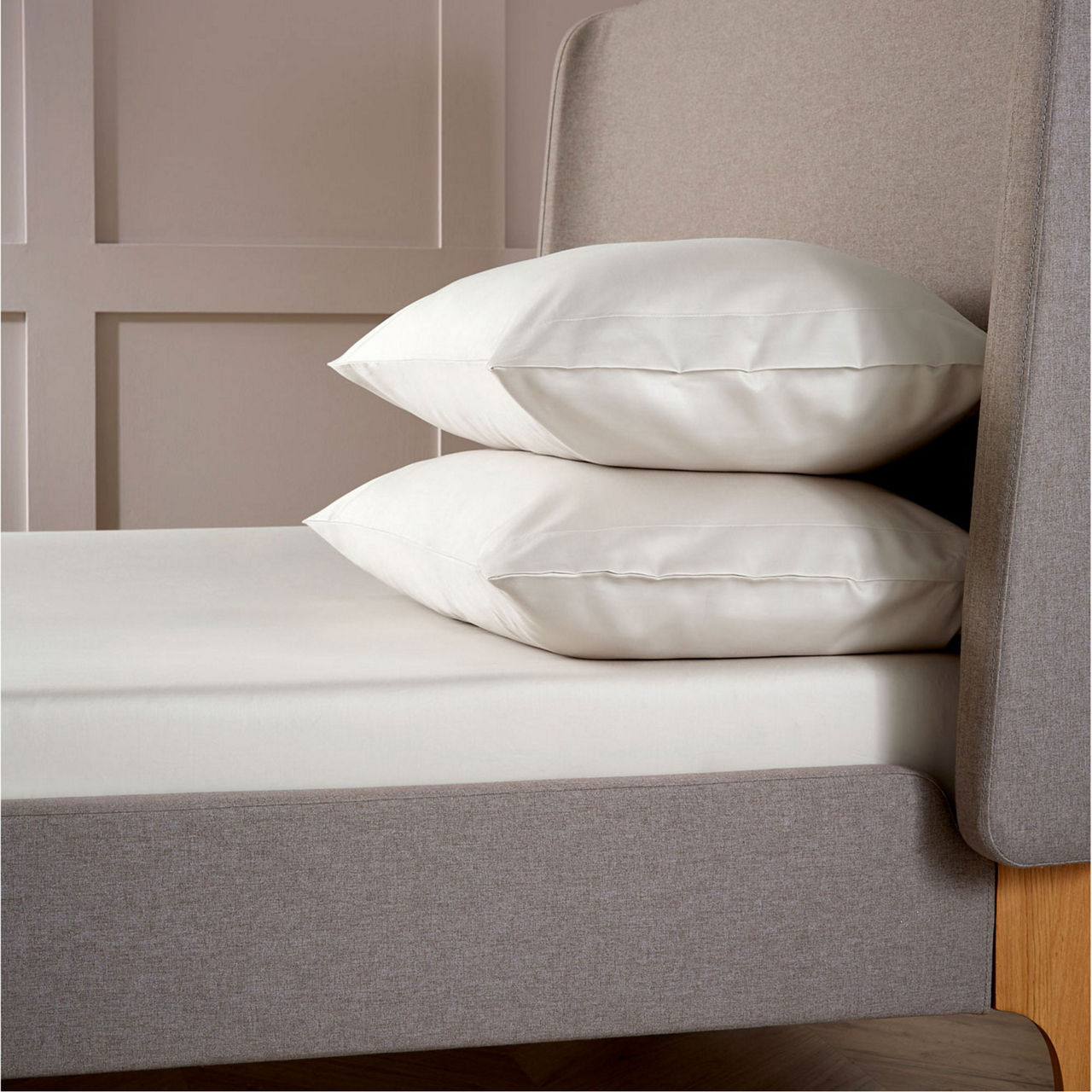 400 Thread Count Sateen King Pillowcase Pair Linen 400 Thread Count Sateen King Pillowcase Pair Linen
