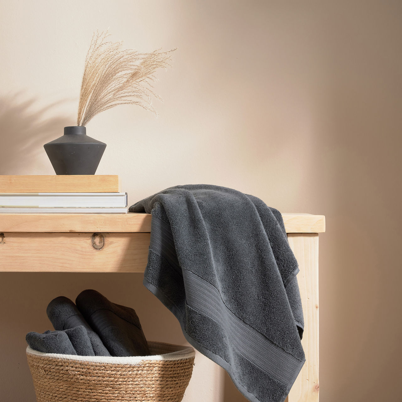 Organic Towels 550 GSM Cinder Organic Towels 550 GSM Cinder