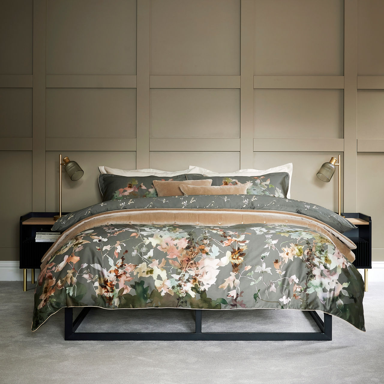 Botanical Duvet Set Forest Botanical Duvet Set Forest