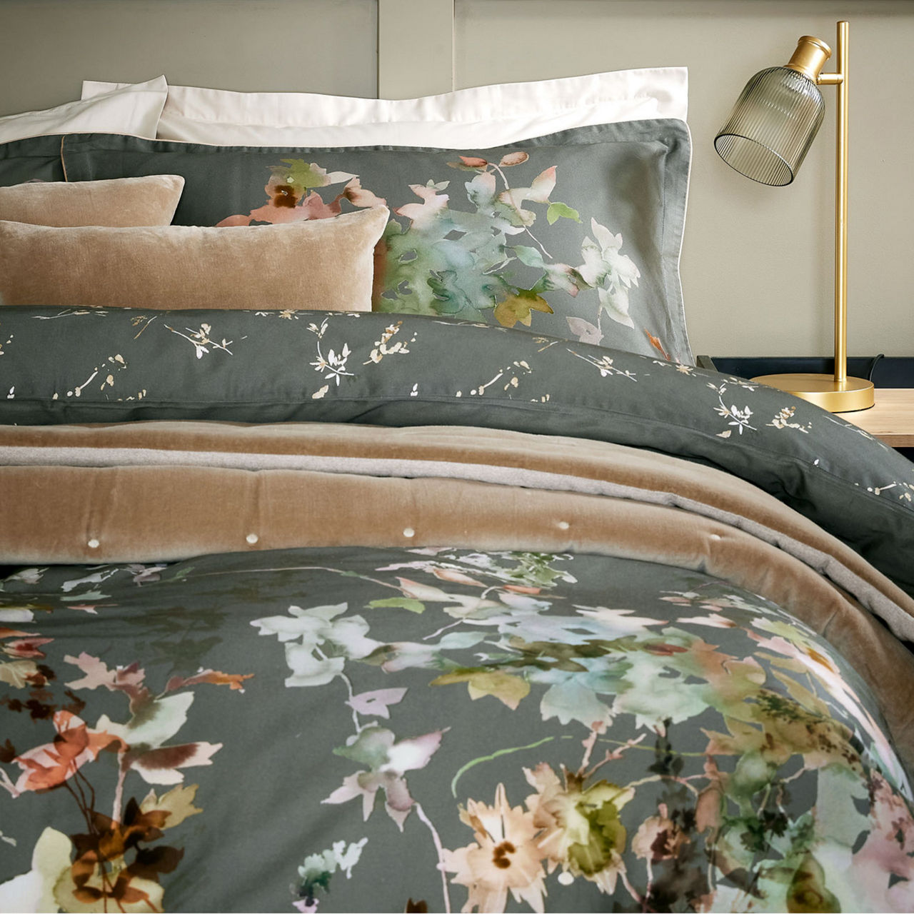 Botanical Duvet Set Forest Botanical Duvet Set Forest
