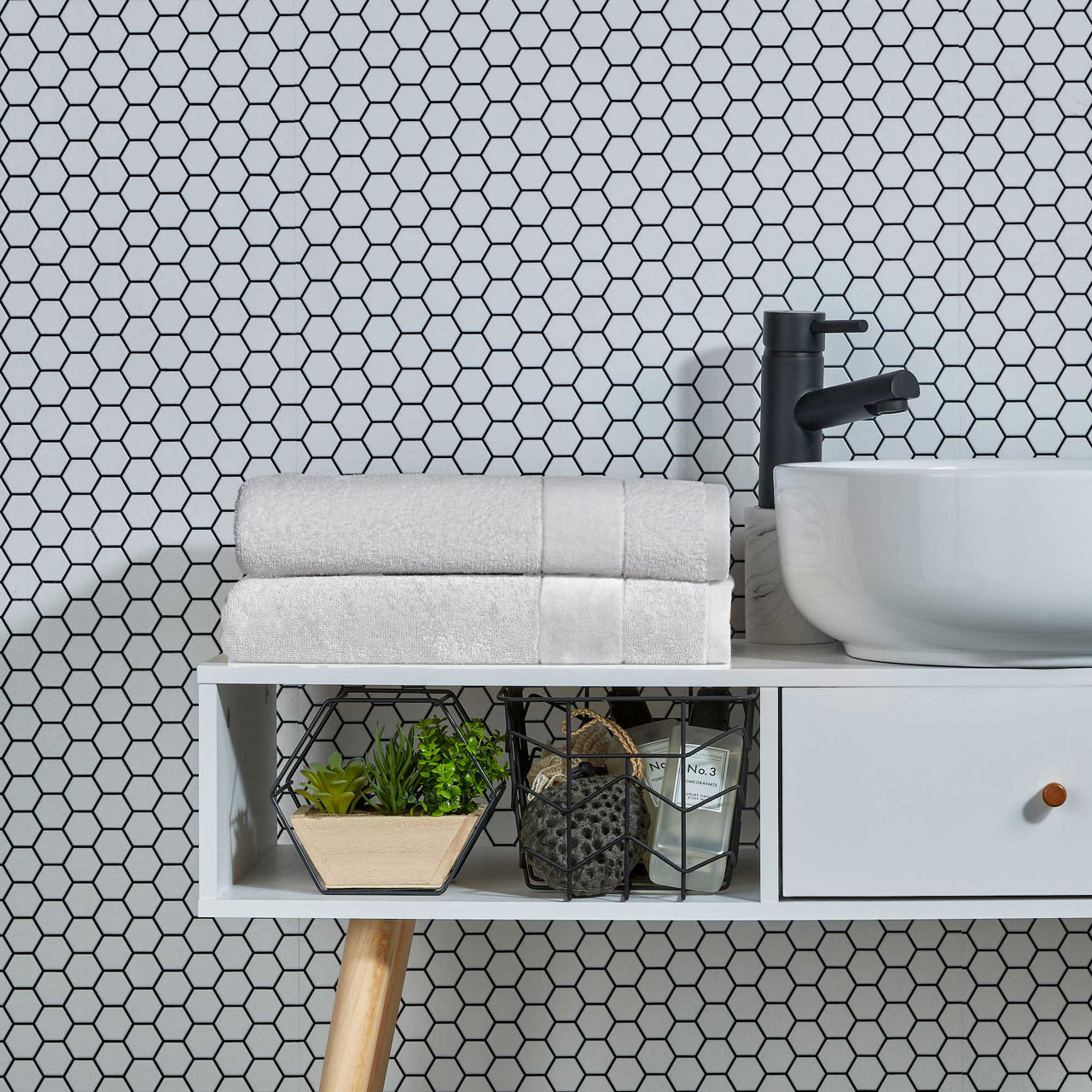 Prism Towel Whitewash Prism Towel Whitewash